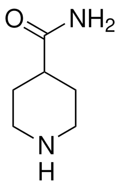 Isonipecotamide structure, CAS 39546-32-2