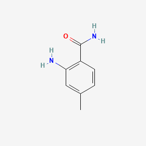 2-Amino-4-methylbenzamide structure, CAS 39549-79-6