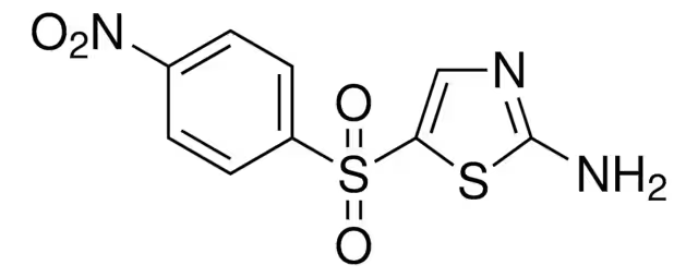 5-(4-Nitrophenylsulfonyl)thiazole-2-amine structure, CAS 39565-05-4