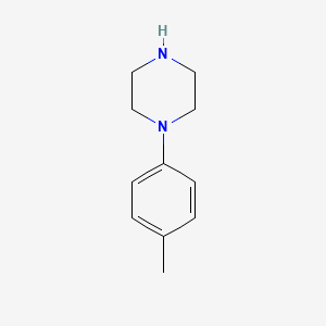 1-(4-Methylphenyl)piperazine structure, CAS 39593-08-3