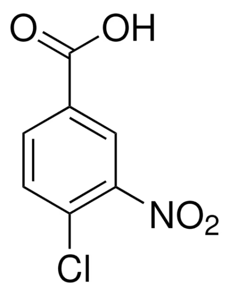 3-Chloro-4-nitrobenzoic acid structure, CAS 39608-47-4