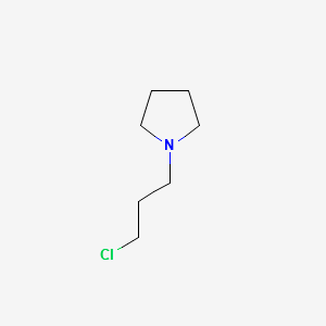 1-(3-Chloropropyl)pyrrolidine structure, CAS 39743-20-9