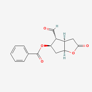 (-)-Corey aldehyde benzoate structure, CAS 39746-01-5