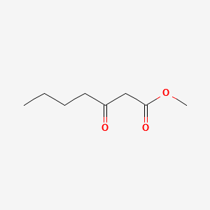 Methyl 3-oxoheptanoate structure, CAS 39815-78-6