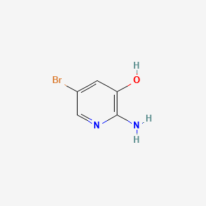 2-Hydroxy-3-amino-5-bromopyridine structure, CAS 39903-01-0