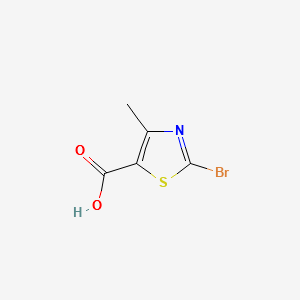 2-Bromo-4-methylthiazole-5-carboxylic acid structure, CAS 40003-41-6