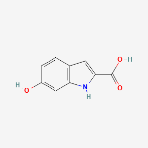 6-Hydroxyindole-2-carboxylic acid structure, CAS 40047-23-2