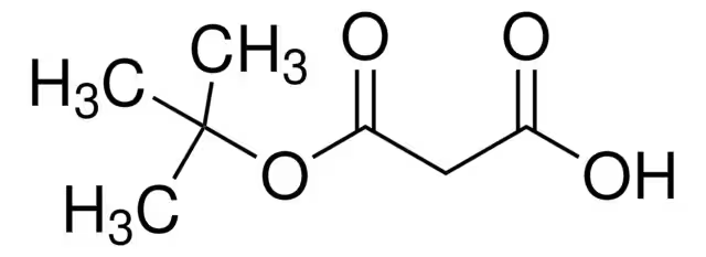3-tert-Butoxy-3-oxopropanoic acid structure, CAS 40052-13-9
