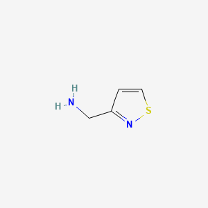 3-Isothiazolemethanamine structure, CAS 40064-68-4