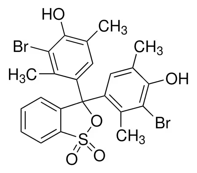 Bromoxylenol Blue structure, CAS 40070-59-5