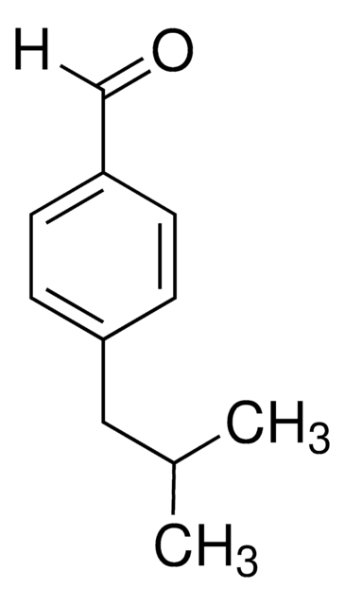 4-Isobutylbenzaldehyde structure, CAS 40150-98-9
