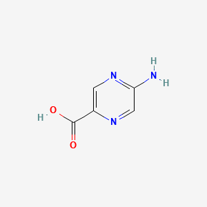 5-Amino-2-pyrazinecarboxylic acid structure, CAS 40155-43-9