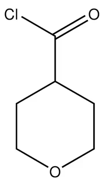 Tetrahydro-2H-pyran-4-carbonyl chloride structure, CAS 40191-32-0