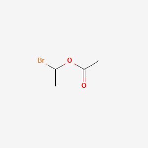 1-Bromoethyl acetate structure, CAS 40258-78-4