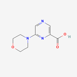 6-(4-Morpholinyl)pyrazine-2-carboxylic acid structure, CAS 40262-73-5