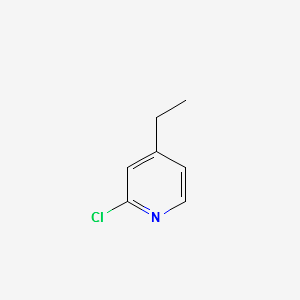 2-Chloro-4-ethylpyridine structure, CAS 40325-11-9