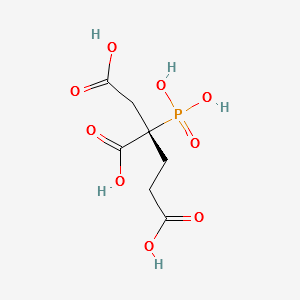 2-Phosphonobutane-1,2,4-tricarboxylic acid sodium salt structure, CAS 40372-66-5