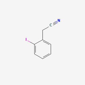 2-Iodophenylacetonitrile structure, CAS 40400-15-5