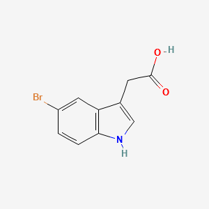 5-Bromoindole-3-acetic acid structure, CAS 40432-84-6