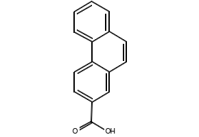 2-Phenanthrenecarboxylic acid structure, CAS 40452-20-8