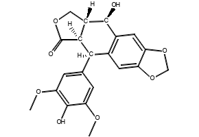 4'-Demethylpodophyllotoxin structure, CAS 40505-27-9