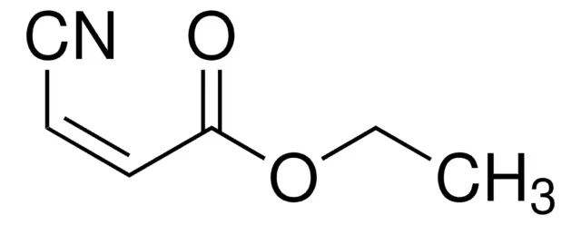 Ethyl cis-beta-cyanoacrylate structure, CAS 40594-97-6
