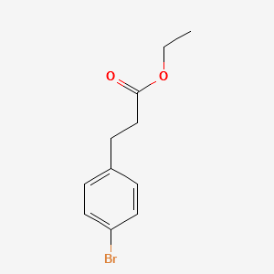 3-(4-Bromophenyl)propionic acid ethyl ester structure, CAS 40640-98-0