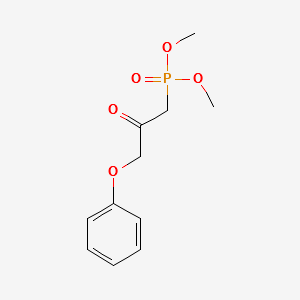 Dimethyl (3-phenoxy-2-oxopropyl)phosphonate structure, CAS 40665-68-7