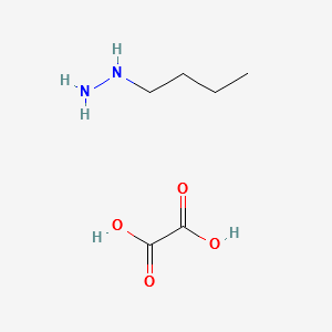 Butylhydrazine oxalate salt structure, CAS 40711-41-9