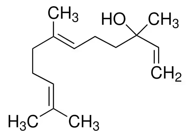 Nerolidol structure, CAS 40716-66-3