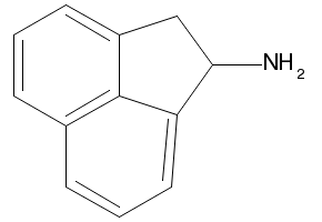 1-Acenaphthenamine structure, CAS 40745-44-6