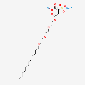 Disodium laureth sulfosuccinate structure, CAS 40754-59-4