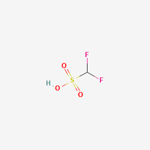 Difluoromethanesulphonic acid structure, CAS 40856-07-3