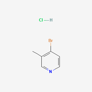 4-Bromo-3-methylpyridine hydrochloride structure, CAS 40899-37-4