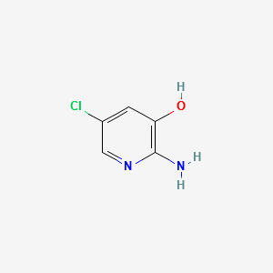 2-Amino-3-hydroxy-5-chloropyridine structure, CAS 40966-87-8