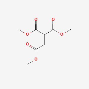 2-Methoxycarbonylsuccinic acid dimethyl ester structure, CAS 40967-67-7