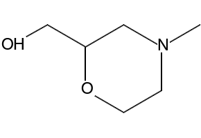 4-Methyl-2-morpholinemethanol structure, CAS 40987-46-0