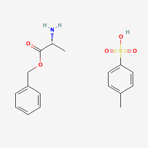 D-Alanine benzyl ester p-toluenesulfonate salt structure, CAS 41036-32-2