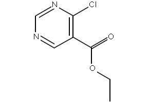 Ethyl 4-chloropyrimidine-5-carboxylate structure, CAS 41103-17-7
