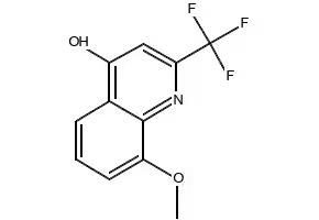 8-Methoxy-2-trifluoromethylquinolin-4-ol structure, CAS 41192-84-1