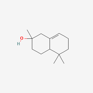 1,2,3,4,4a,5,6,7-Octahydro-2,5,5-trimethyl-2-naphthol structure, CAS 41199-19-3