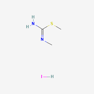 1,2-Dimethylisothiourea hydriodate structure, CAS 41306-45-0