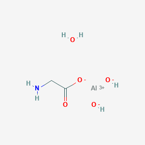 Aluminium glycinate structure, CAS 41354-48-7