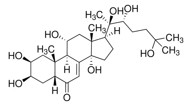 Turkesterone structure, CAS 41451-87-0