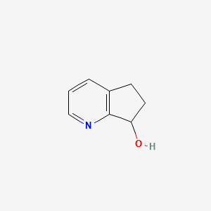6,7-Dihydro-5H-cyclopenta[b]pyridin-7-ol structure, CAS 41598-71-4