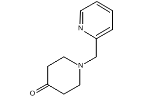 1-Pyridin-2-ylmethylpiperidin-4-one structure, CAS 41661-56-7