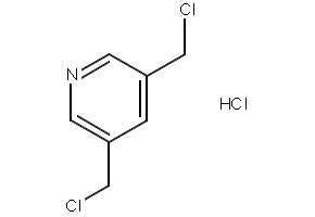 3,5-Bis(chloromethyl)pyridine structure, CAS 41711-38-0