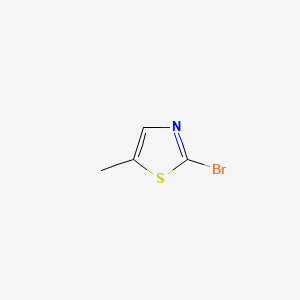 2-Bromo-5-methylthiazole structure, CAS 41731-23-1