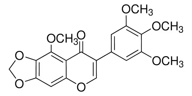Irisflorentin structure, CAS 41743-73-1