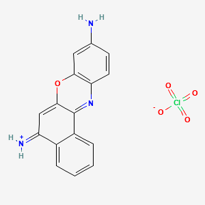 Cresyl Violet perchlorate structure, CAS 41830-80-2